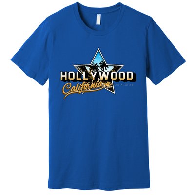 Cool Hollywood Los Angeles California Stars Premium T-Shirt