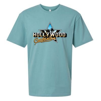 Cool Hollywood Los Angeles California Stars Sueded Cloud Jersey T-Shirt