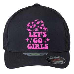 Cowboy Hat Let's Go Girls Western Cowgirls Flexfit Unipanel Trucker Cap