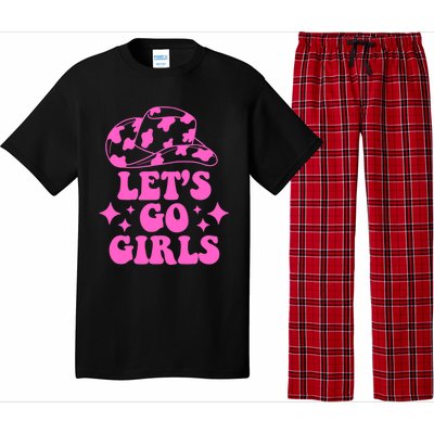 Cowboy Hat Let's Go Girls Western Cowgirls Pajama Set