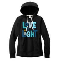 Christmas Hanukkah Love And Light Chanukah Jewish  Women's Fleece Hoodie