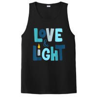 Christmas Hanukkah Love And Light Chanukah Jewish  PosiCharge Competitor Tank