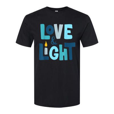 Christmas Hanukkah Love And Light Chanukah Jewish  Softstyle CVC T-Shirt