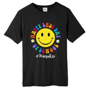 Cute Happy Last Day Of School Principal Life PREK Preschool Tall Fusion ChromaSoft Performance T-Shirt