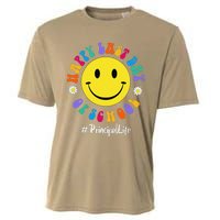 Cute Happy Last Day Of School Principal Life PREK Preschool Cooling Performance Crew T-Shirt