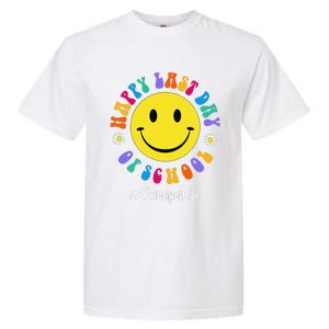 Cute Happy Last Day Of School Principal Life PREK Preschool Garment-Dyed Heavyweight T-Shirt