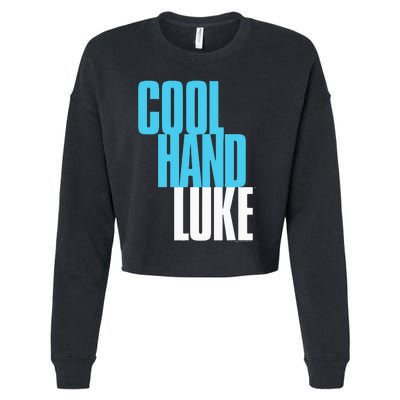 Cool Hand Luke Bold Cropped Pullover Crew