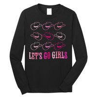 Cowboy Hat LetS Go Western Cowgirls Long Sleeve Shirt