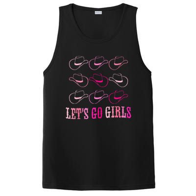 Cowboy Hat LetS Go Western Cowgirls PosiCharge Competitor Tank