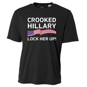 Crooked Hillary Lock Her Up Cooling Performance Crew T-Shirt