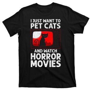 Cute Horror Movie Design For Women Horror Movie Lover T-Shirt