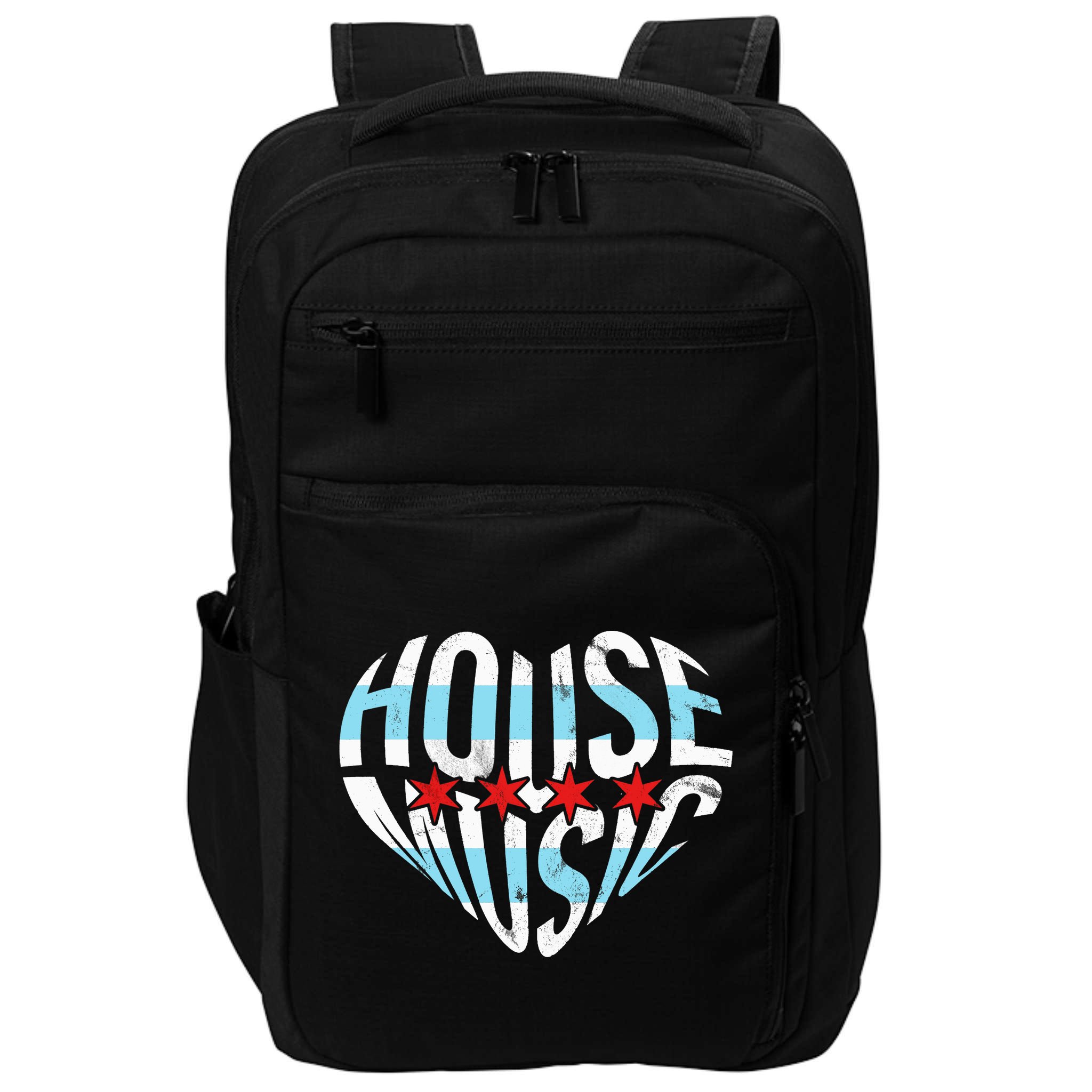 Chicago House Music I Love House Music DJ Impact Tech Backpack
