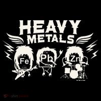Chemistry Heavy Metals Geek Nerd Funny Chemist T-Shirt