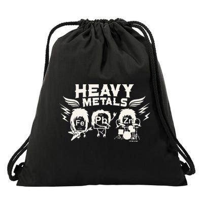 Chemistry Heavy Metals Geek Nerd Funny Chemist Drawstring Bag