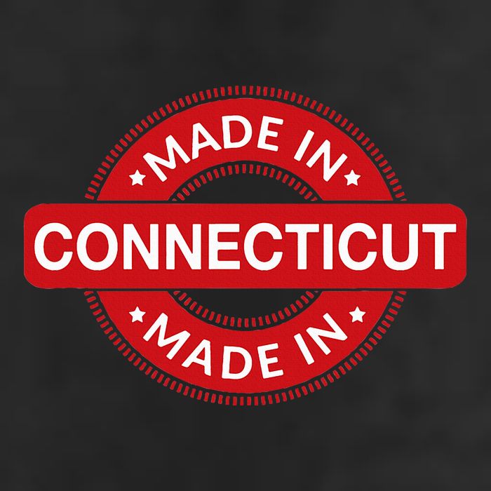 Connecticut Home Made In Connecticut Funny Label 11oz C Handle Ceramic Mug