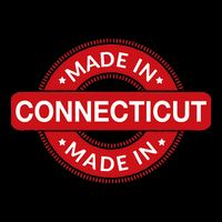 Connecticut Home Made In Connecticut Funny Label Flat Bill Trucker Hat
