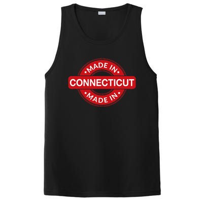 Connecticut Home Made In Connecticut Funny Label PosiCharge Competitor Tank