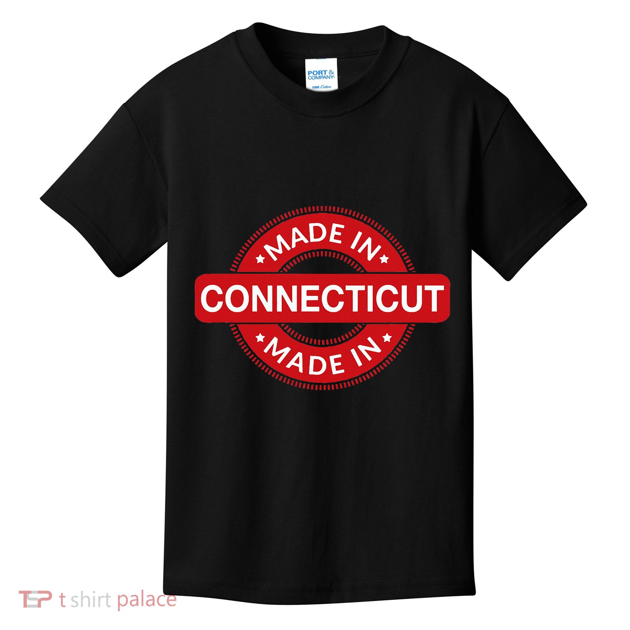 Connecticut Home Made In Connecticut Funny Label Kids T-Shirt