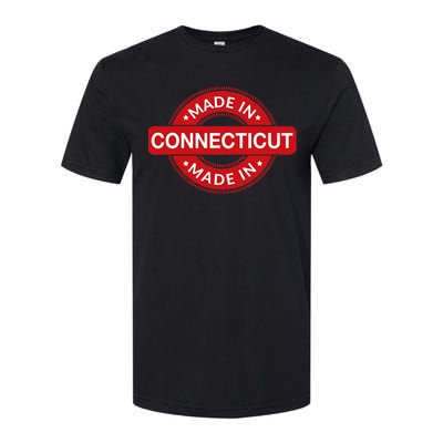 Connecticut Home Made In Connecticut Funny Label Softstyle CVC T-Shirt