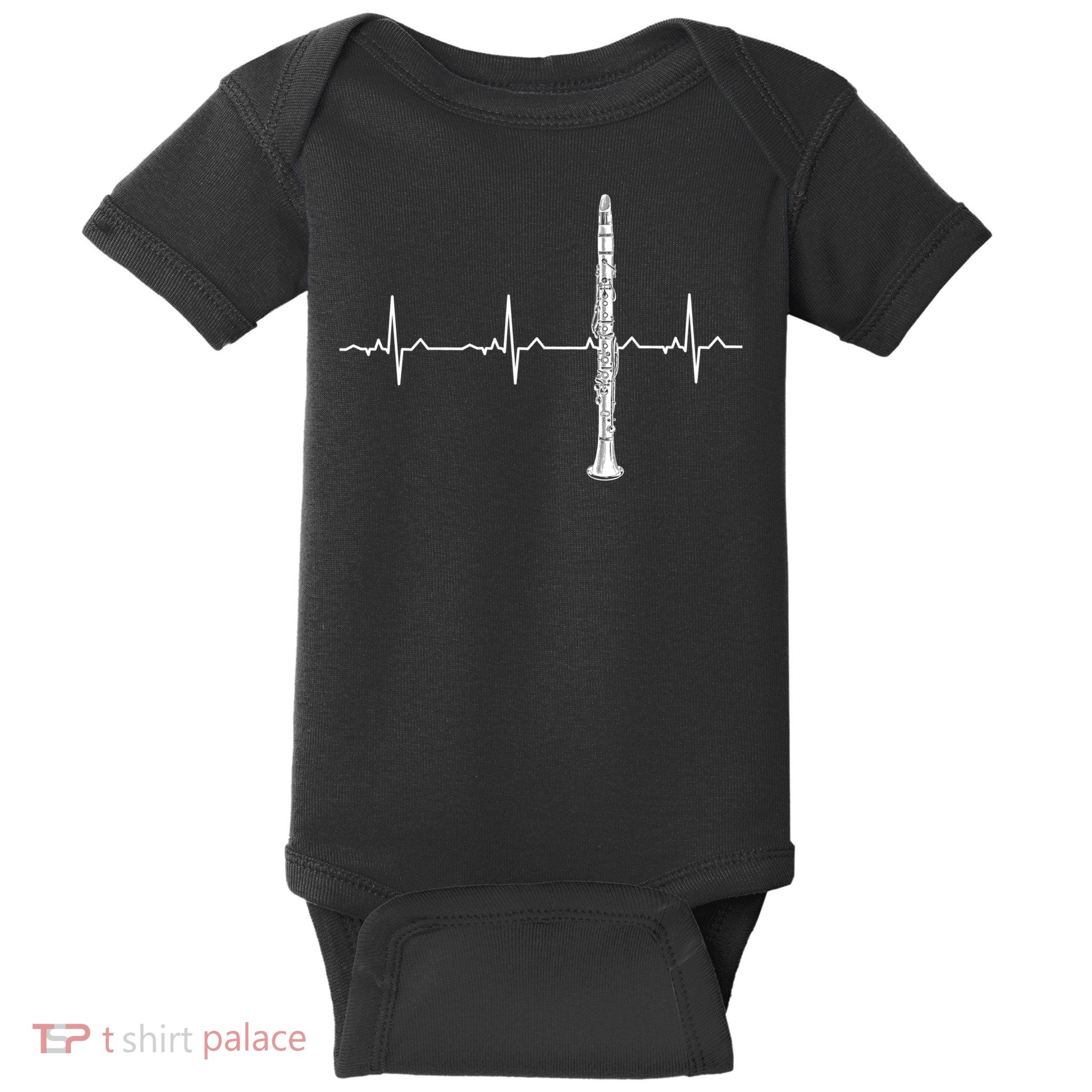 Clarinet Heartbeagift Meaningful Baby Bodysuit