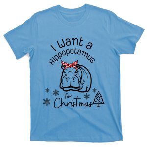 Christmas Hippo Merry Xmas Hippopotamus Happy Holidays Meaningful Gift T-Shirt