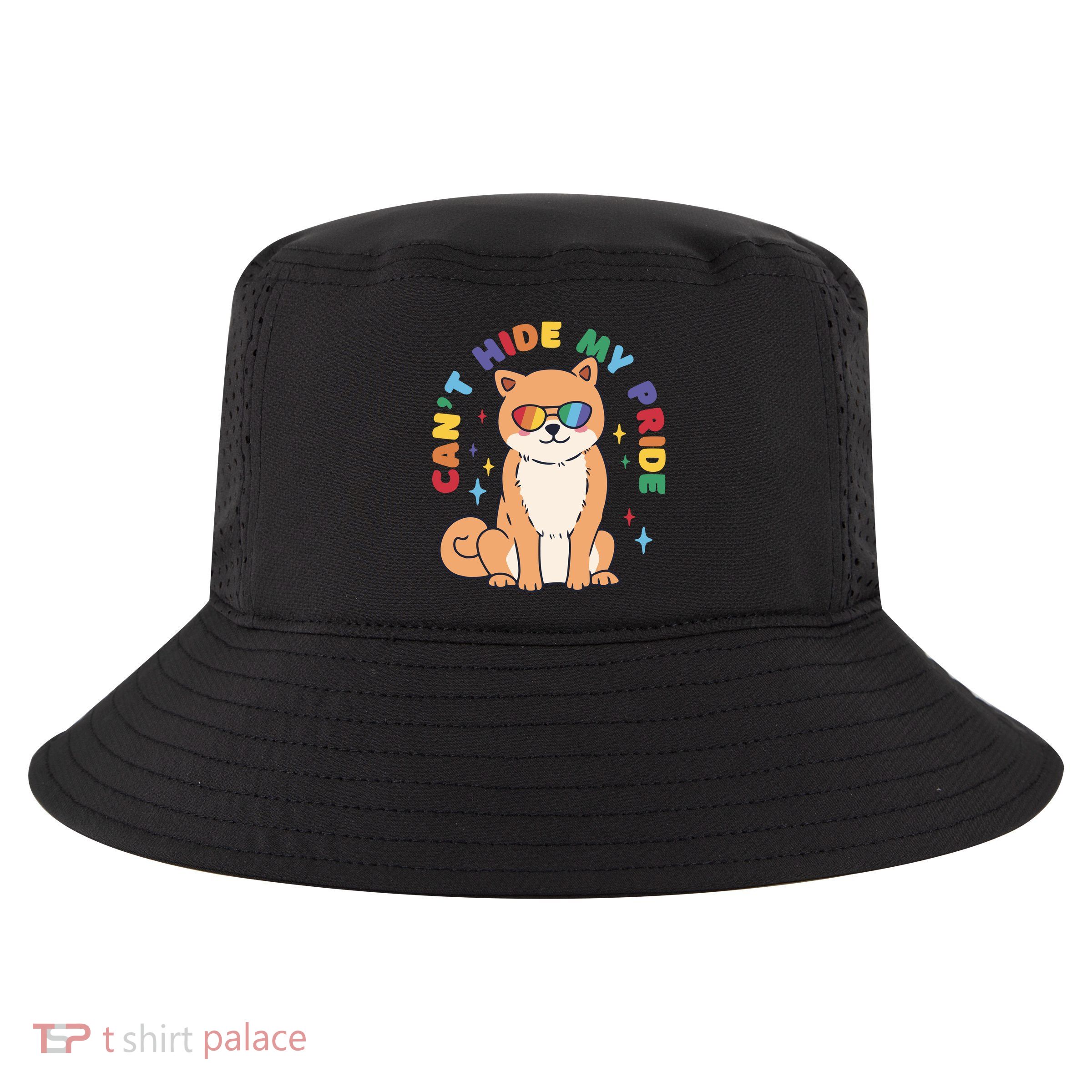Can't Hide My Pride LGBTQ Dog Cool Comfort Performance Bucket Hat