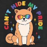 Can't Hide My Pride LGBTQ Dog Cool Comfort Performance Bucket Hat