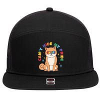 Can't Hide My Pride LGBTQ Dog 7 Panel Mesh Trucker Snapback Hat