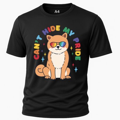 Can't Hide My Pride LGBTQ Dog Cooling Performance Crew T-Shirt