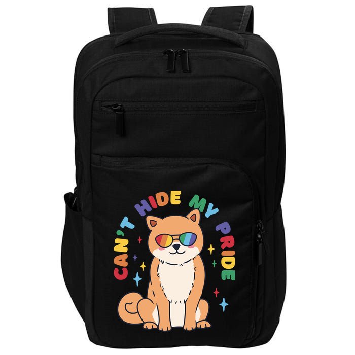 Can't Hide My Pride LGBTQ Dog Impact Tech Backpack