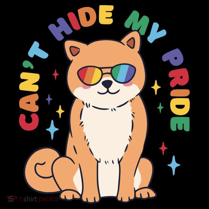 Can't Hide My Pride LGBTQ Dog Impact Tech Backpack