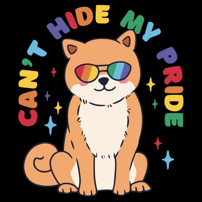 Can't Hide My Pride LGBTQ Dog Backpack