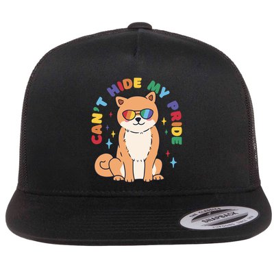 Can't Hide My Pride LGBTQ Dog Flatbill Hat