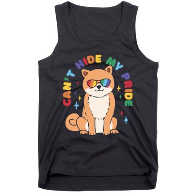 Can't Hide My Pride LGBTQ Dog Tank Top