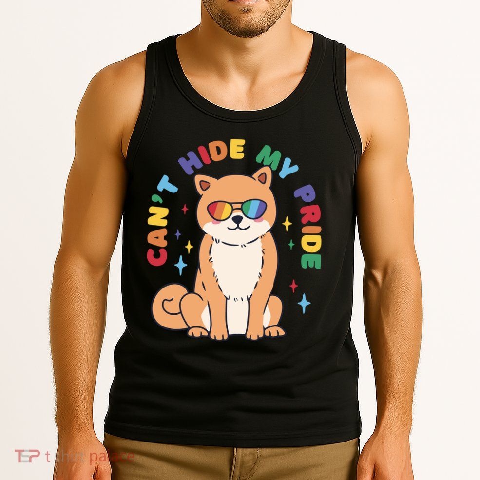 Can't Hide My Pride LGBTQ Dog Tank Top