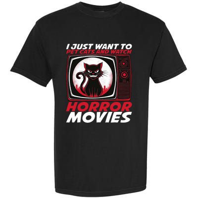 Cute Horror Movie Design Horror Movie Lover Garment-Dyed Heavyweight T-Shirt