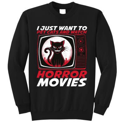 Cute Horror Movie Design Horror Movie Lover Sweatshirt