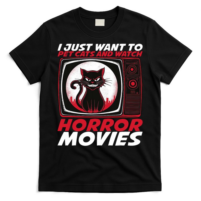 Cute Horror Movie Design Horror Movie Lover T-Shirt