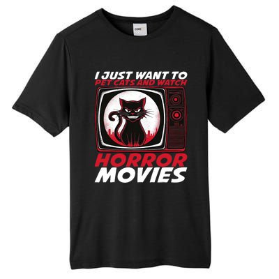 Cute Horror Movie Design Horror Movie Lover Tall Fusion ChromaSoft Performance T-Shirt