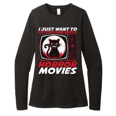 Cute Horror Movie Design Horror Movie Lover Womens CVC Long Sleeve Shirt