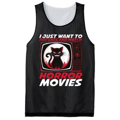 Cute Horror Movie Design Horror Movie Lover Mesh Reversible Basketball Jersey Tank