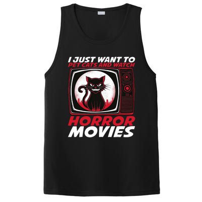 Cute Horror Movie Design Horror Movie Lover PosiCharge Competitor Tank