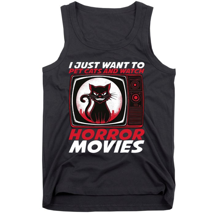 Cute Horror Movie Design Horror Movie Lover Tank Top