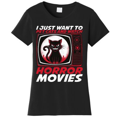 Cute Horror Movie Design Horror Movie Lover Women's T-Shirt