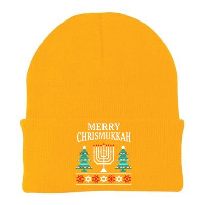 Christmas Hanukkah Merry Chrismukkah Knit Cap Winter Beanie