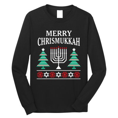 Christmas Hanukkah Merry Chrismukkah Long Sleeve Shirt