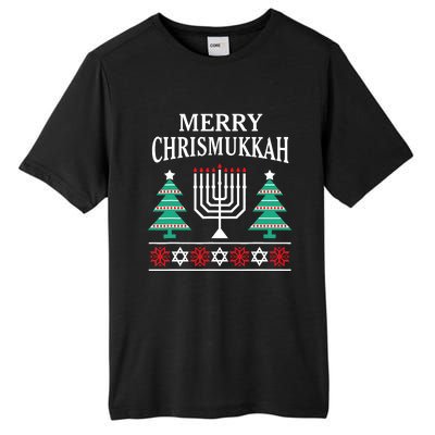 Christmas Hanukkah Merry Chrismukkah Tall Fusion ChromaSoft Performance T-Shirt