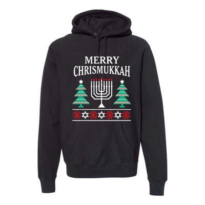 Christmas Hanukkah Merry Chrismukkah Premium Hoodie