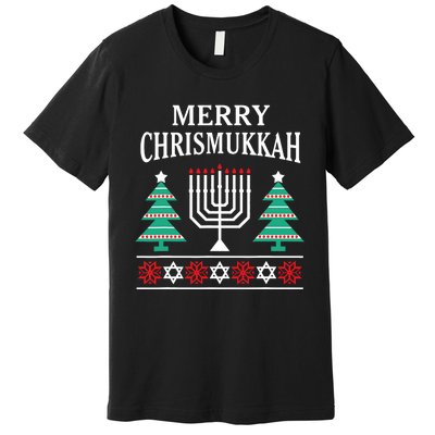 Christmas Hanukkah Merry Chrismukkah Premium T-Shirt