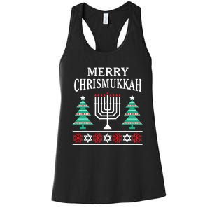 Christmas Hanukkah Merry Chrismukkah Women's Racerback Tank